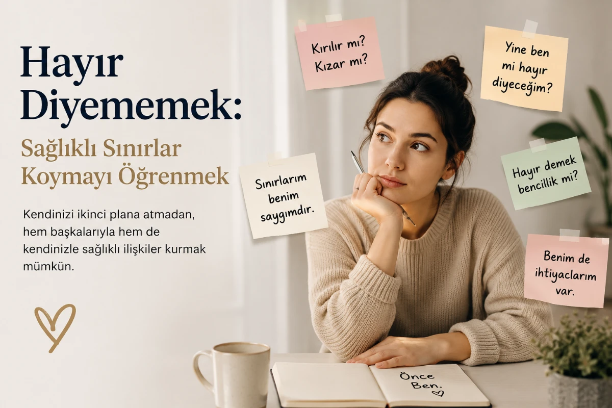 Hayır Diyememek: Sağlıklı Sınırlar Koymayı Öğrenme blog resmi